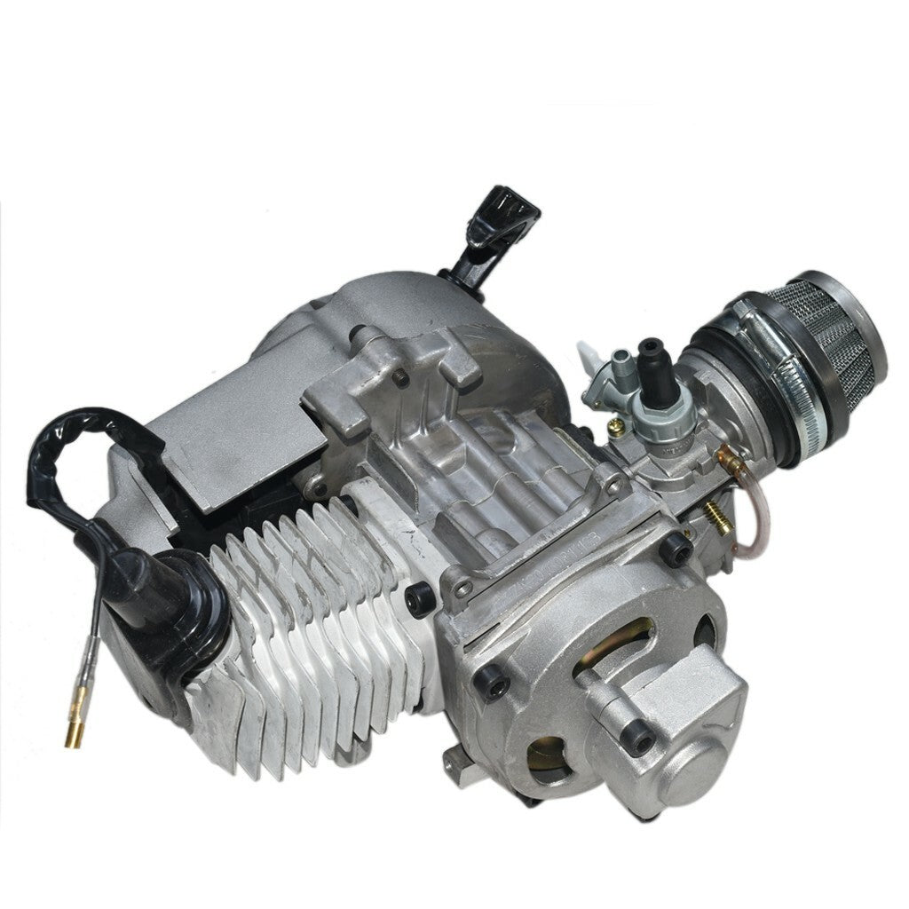 2-stroke 49cc/50cc engine/motor kit for all-terrain vehicles, scooters, minimoto bikes, and more.