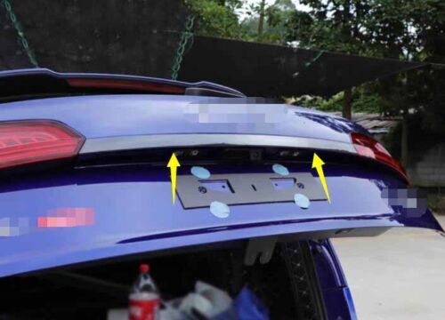 Steel Rear Tailgate Trunk Lid Black Titanium 2018-2023 for Audi Q5 Cover Trim