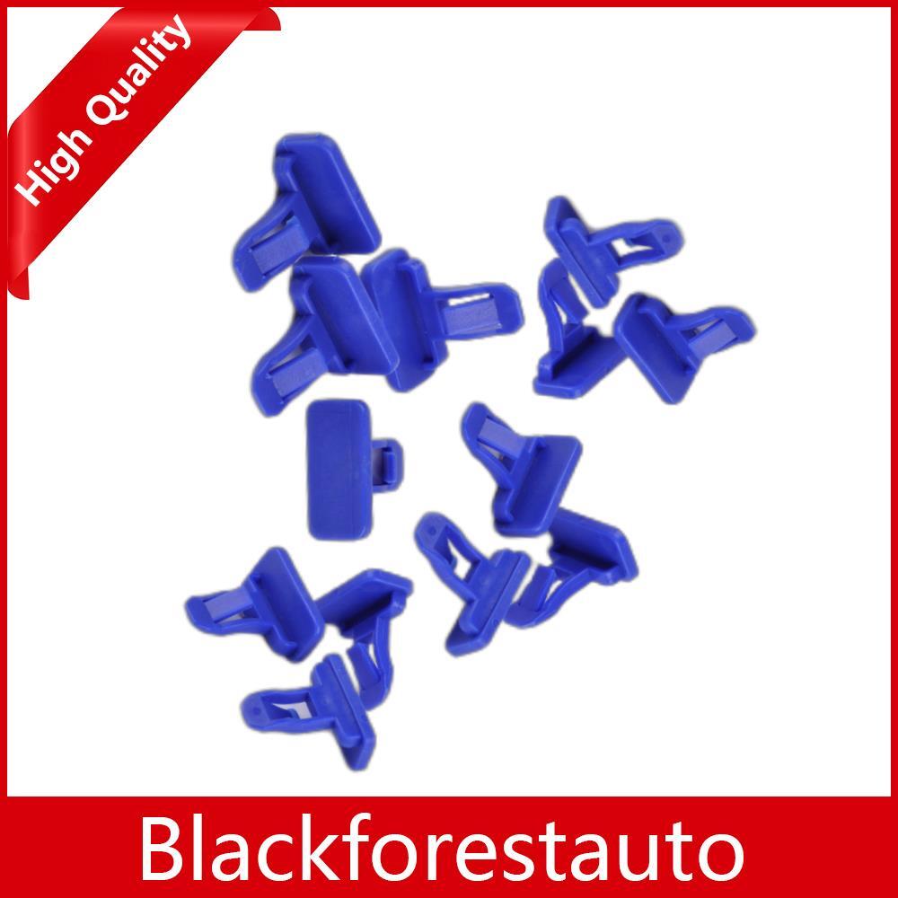 for Toyota for Land Cruiser for Camry 50Pcs Bumper Moulding Clips Retainer Fastener Blue