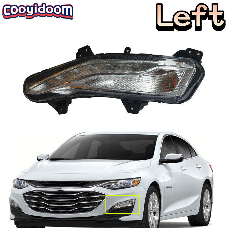 Left front drive side fog light LED daytime running light suitable for Malibu 2019 - 2021