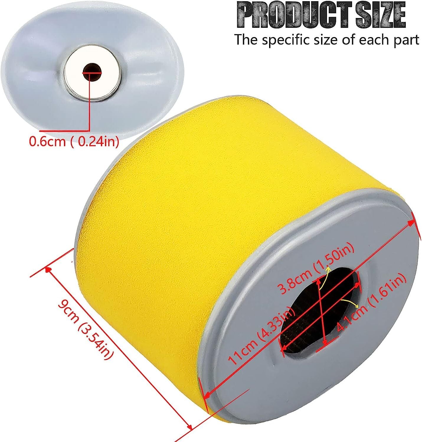 Air Filter Fit for Honda GX340 GX 390 11HP 13HP GX340U1 GX340U2 GX340R1 GX340K1