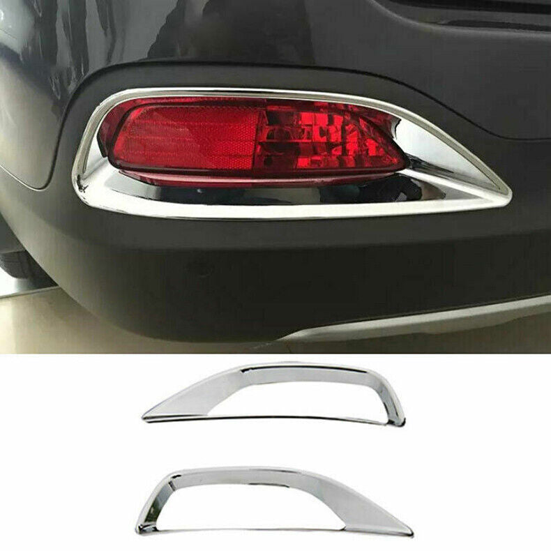 for Kia Sorento 2016-2020 Chrome ABS Rear bumper Fog Light Lamp Frame Covers New