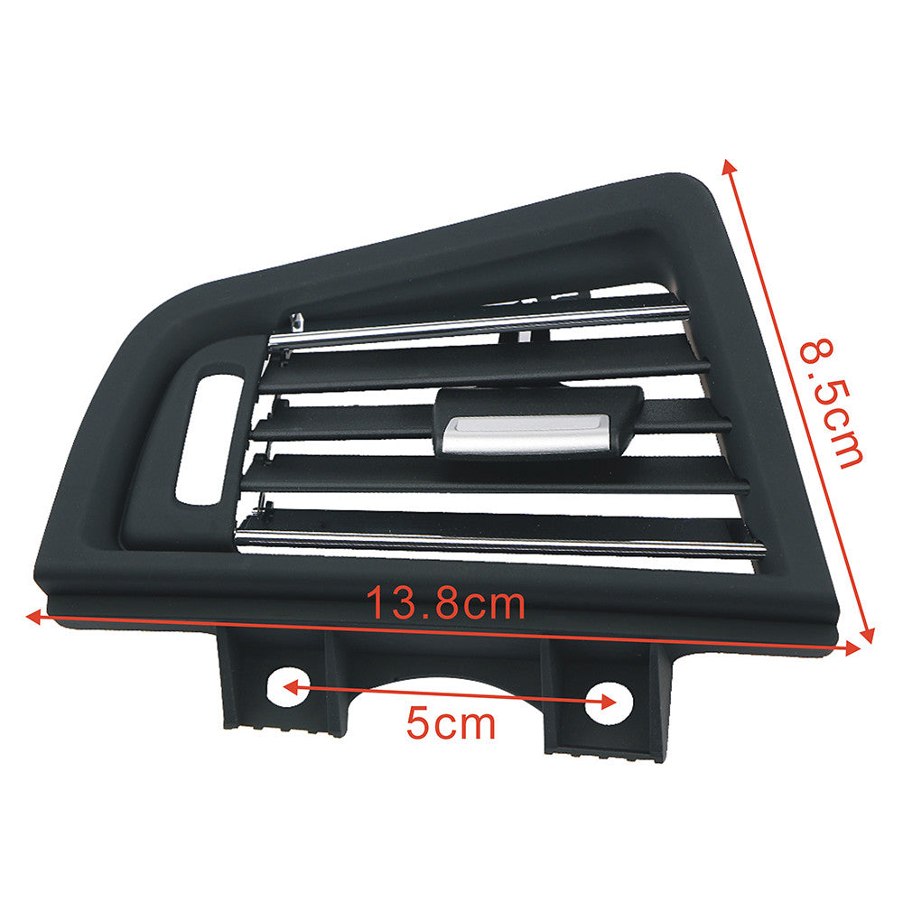 Left console grill dashboard AC air vents for BMW 5 Series 520 523 with chrome trim