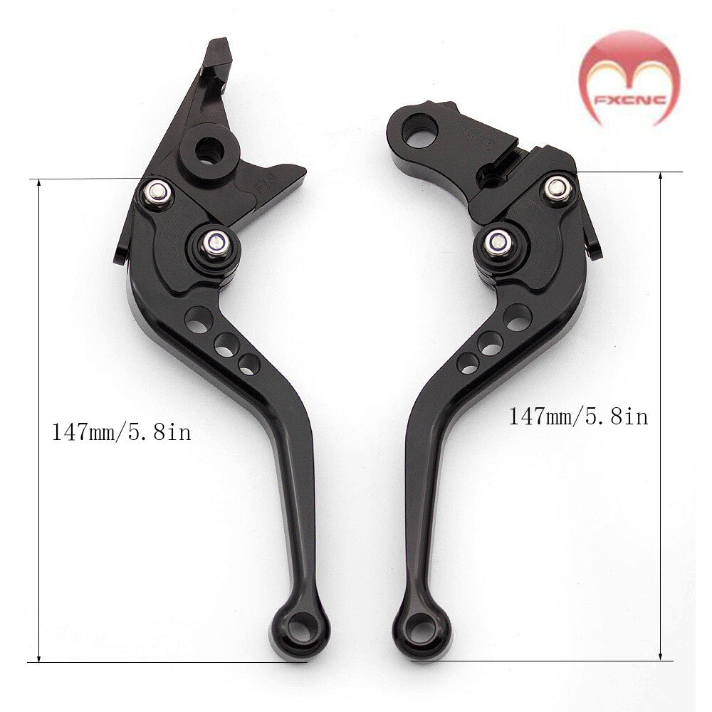 Suitable for Royal Enfield 650 interceptor 2023 CNC adjustable brake clutch lever (black)