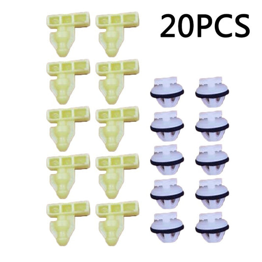 for Nissan Juke Car Clips Set 20 Pcs Wheel Arch Trim Full Side With Washers