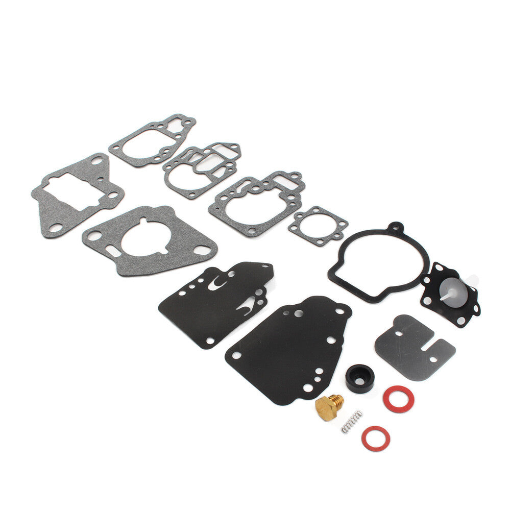 Outboard Carb Carburetor Rebuild Kit for Mercury 6-25HP 1395-97611 18-7212 Motor