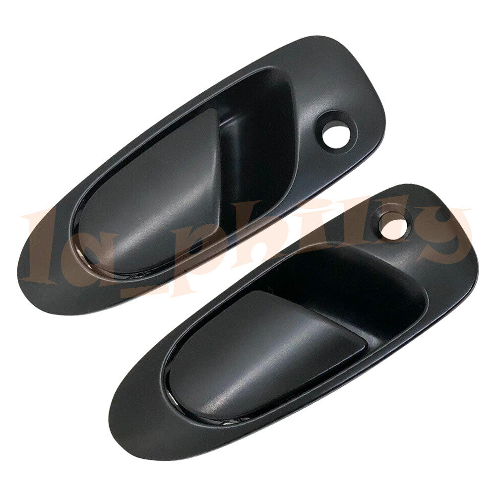 2Pcs Front Door Handle RHLH Outer Outside Exterior Fits 92 - 95 for Honda for Civic EG6