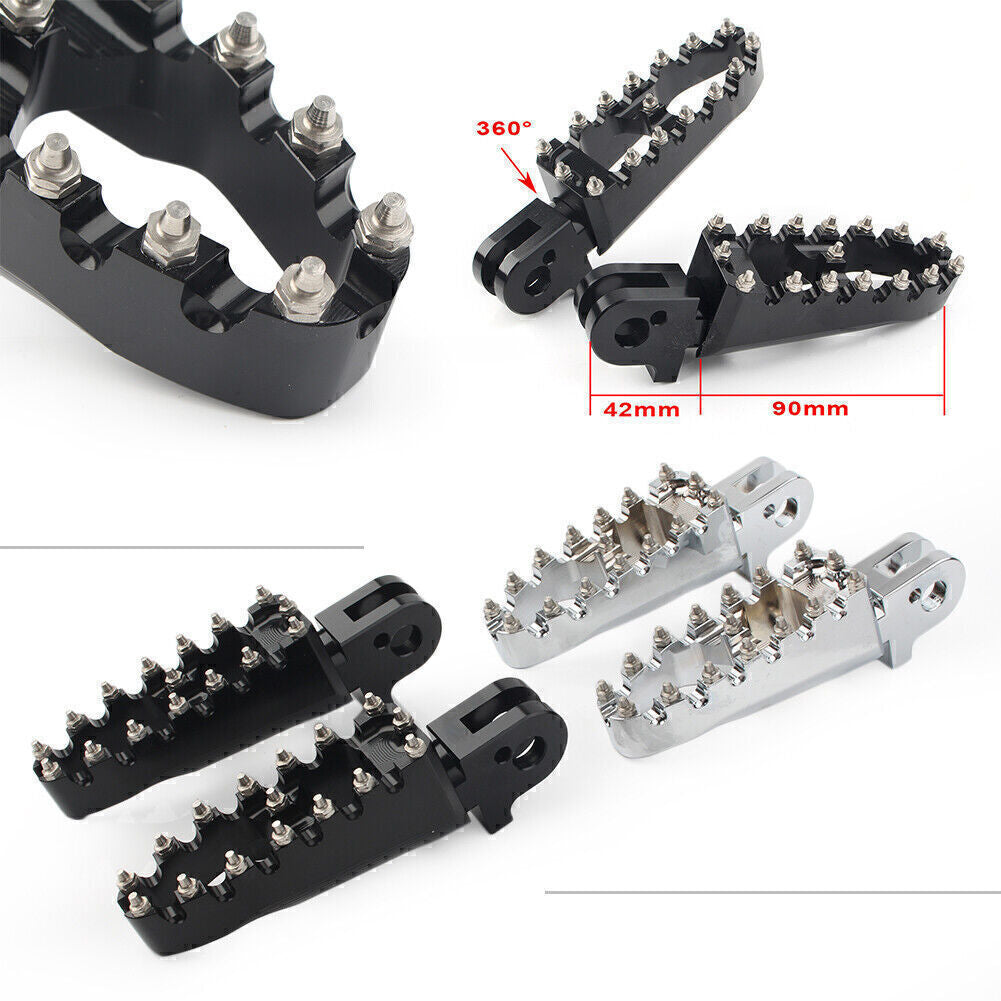 For Thunderbird/Adventurer/Legend/ Bonnevill T100 2x Foot Peg Footrest