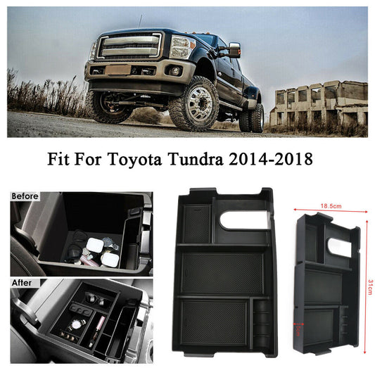 Center console tray glove box storage armrest storage box suitable for Toyota Tendera 14-18