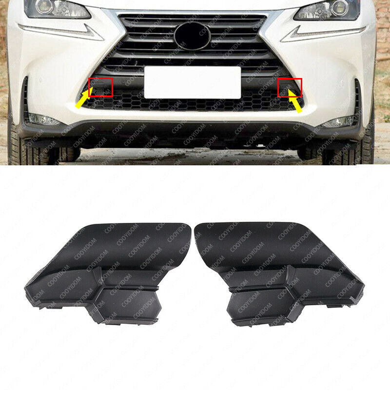 Suitable for 2015-2017 for Lexus NX200t/300h front bumper eyelet caps (2 pieces)