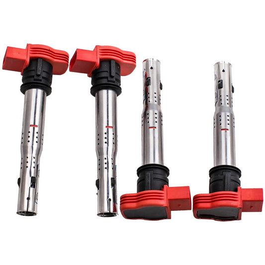 4Pcs Ignition Coil Pack 06E905115D for AUDI for A4 for A5 for A6 A7 for A8 Q5 Q7 R8 S4 S5 S6 S8