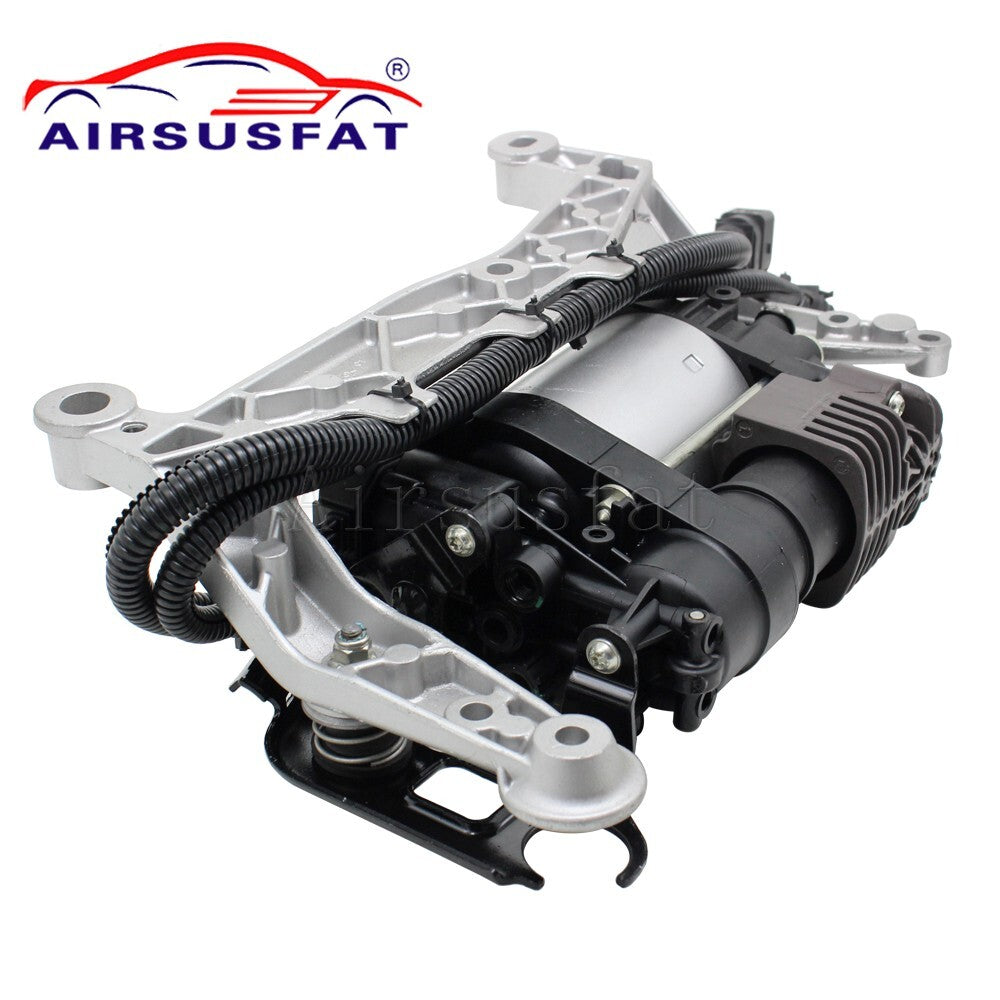 Air suspension compressor pump with bracket suitable for Volkswagen Touareg II for Cayenne 958 2011-17