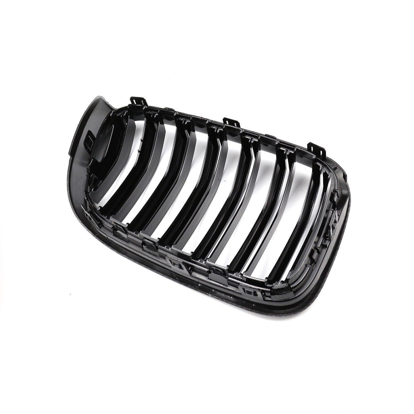 For 2011-18 for BMW X3 X4 F25 F26 Carbon Fiber ABS Double Line Print Front Grille 2x