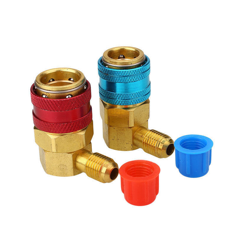 R134a Air Conditioning Quick Connector, Air Conditioning Manifold Instrument High/Low Coupling System