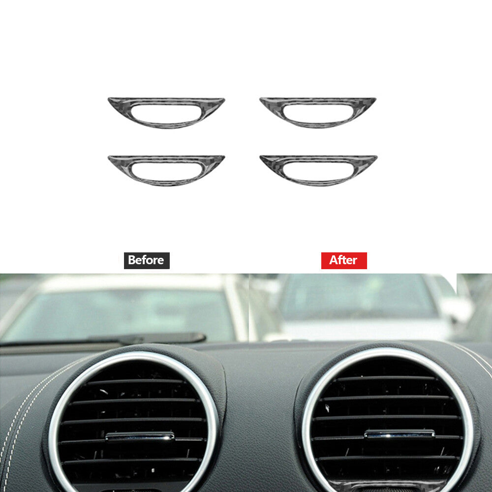 Carbon fiber vent outlet trim for Mercedes-Benz M-Class 2006-11