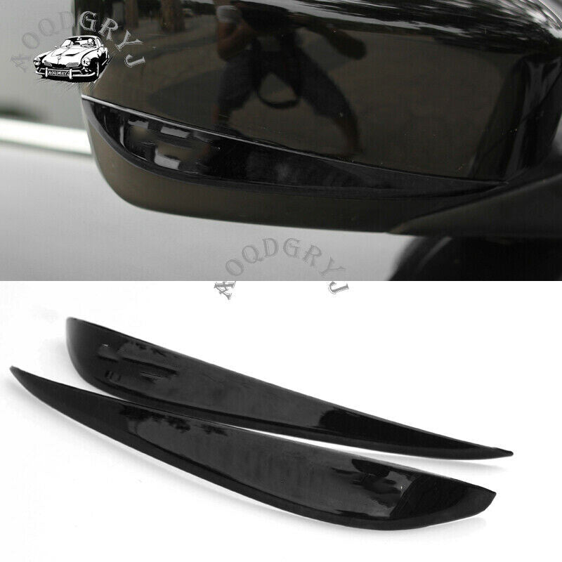 black stainless Rearview Side Mirror Cover Trim Strip for Honda Accord 2008-2015