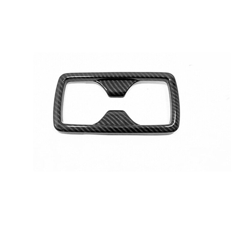 ABS carbon fiber rear cupholder trim suitable for Toyota Highlander 2020-22