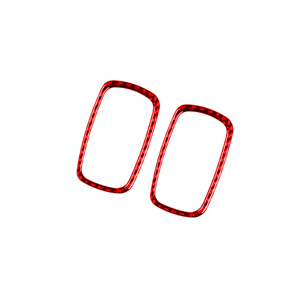 4x Red Door Switch Frame Trim Cover Carbon Fiber for Chevrolet COBALT 2005-2010