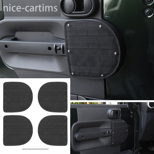 4Pcs Inner Door Storage Tactical Hanging Board for Jeep for Wrangler JK 4Dr 2007-10