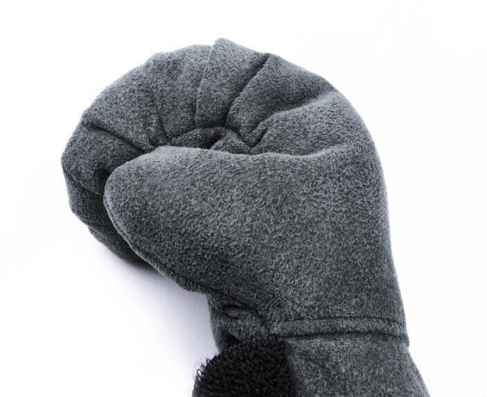 Gear Stick Car Shift Knob Shifter Cover Grey Suede Boxing Gloves Style Universal