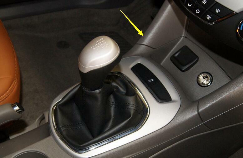 for Chevrolet for Cruze Mt 2010-15 Gloss Black Central Console Gear Shift Frame Trim