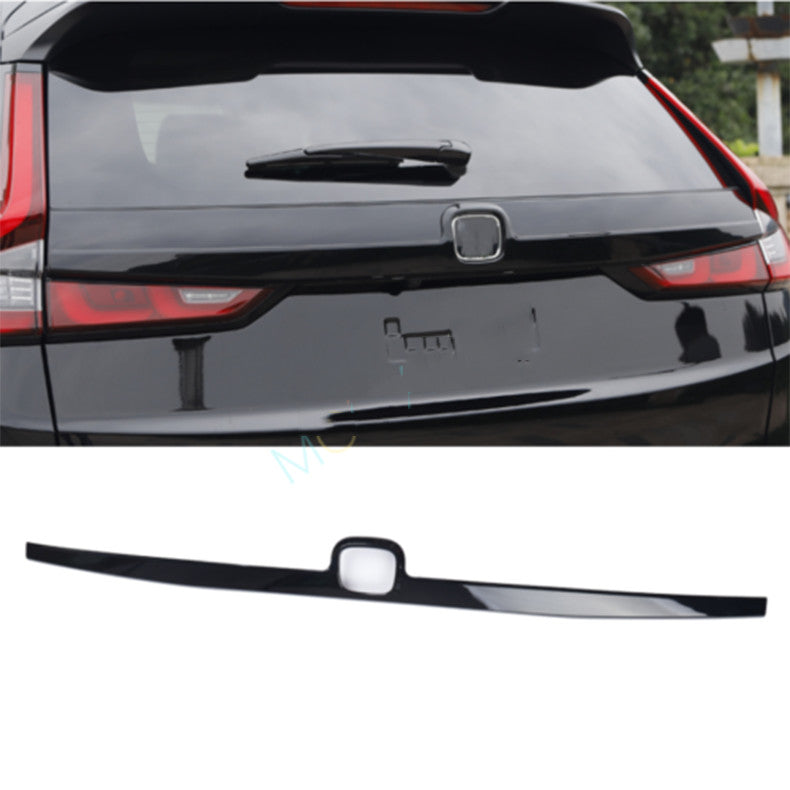 for Honda CR-V 2023-2024 piano black Rear Trunk Lid Upper Decor Strip Cover Trim