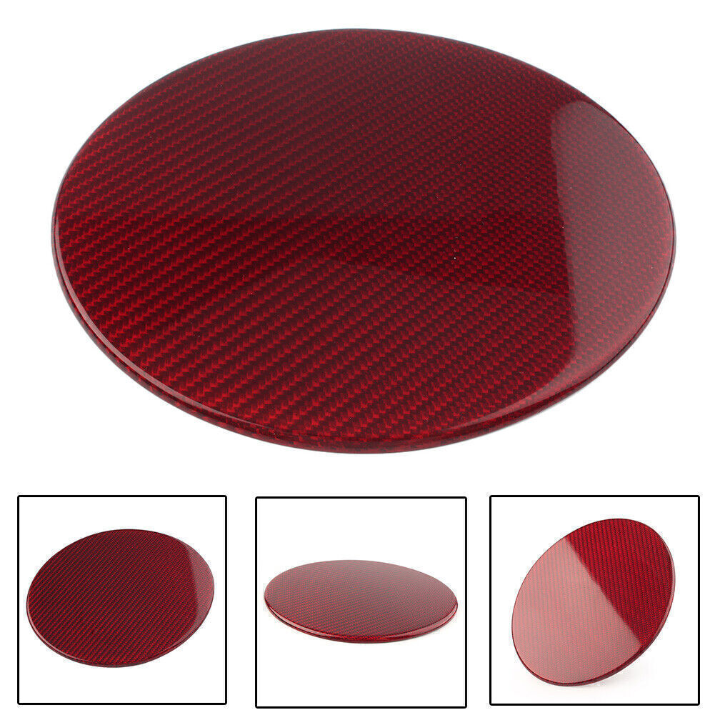Oil Tank Cover Trim Red Carbon Fiber Fit for Toyota for Subaru BRZ FT86 GT86 Motor