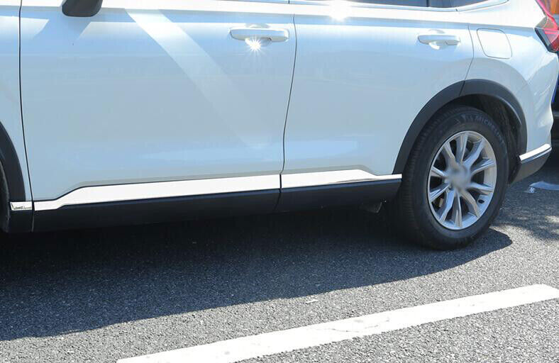 for Honda CR-V 2023-2024 Chrome Steel Body Door Side Molding Sill Guard Strip 8x