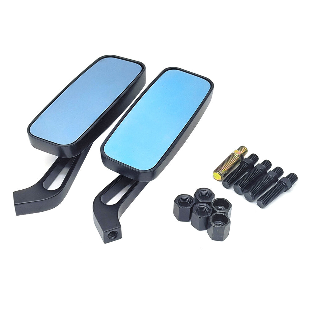 Universal Rectangle Motorcycle Rear View Side Mirrors for Harley for Honda for Yamaha
