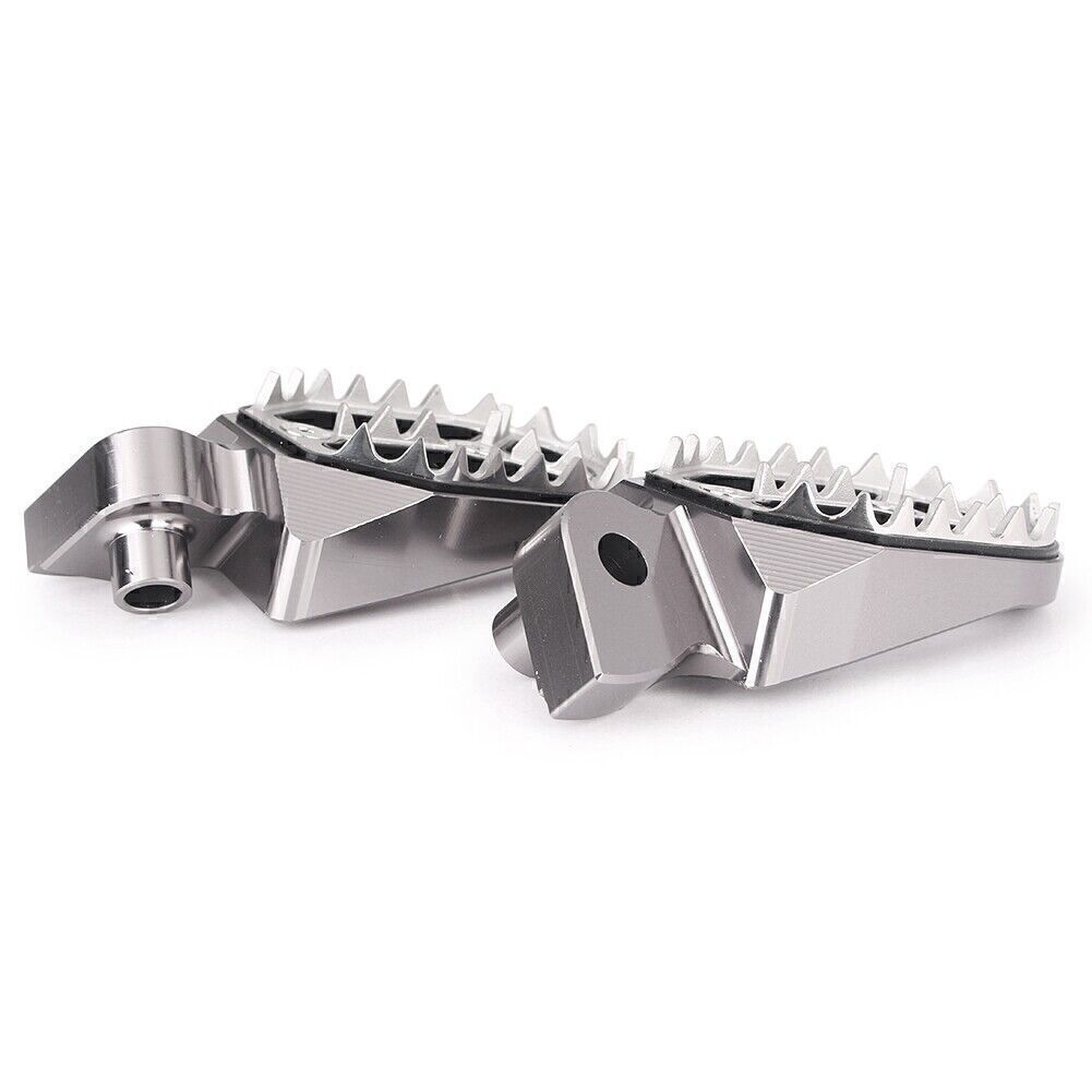 Shark Teeth Dirt Bike Foot Peg for YAMAHA YZ85 YZ125 YZ250 YZ450F 1999-2015 Gray