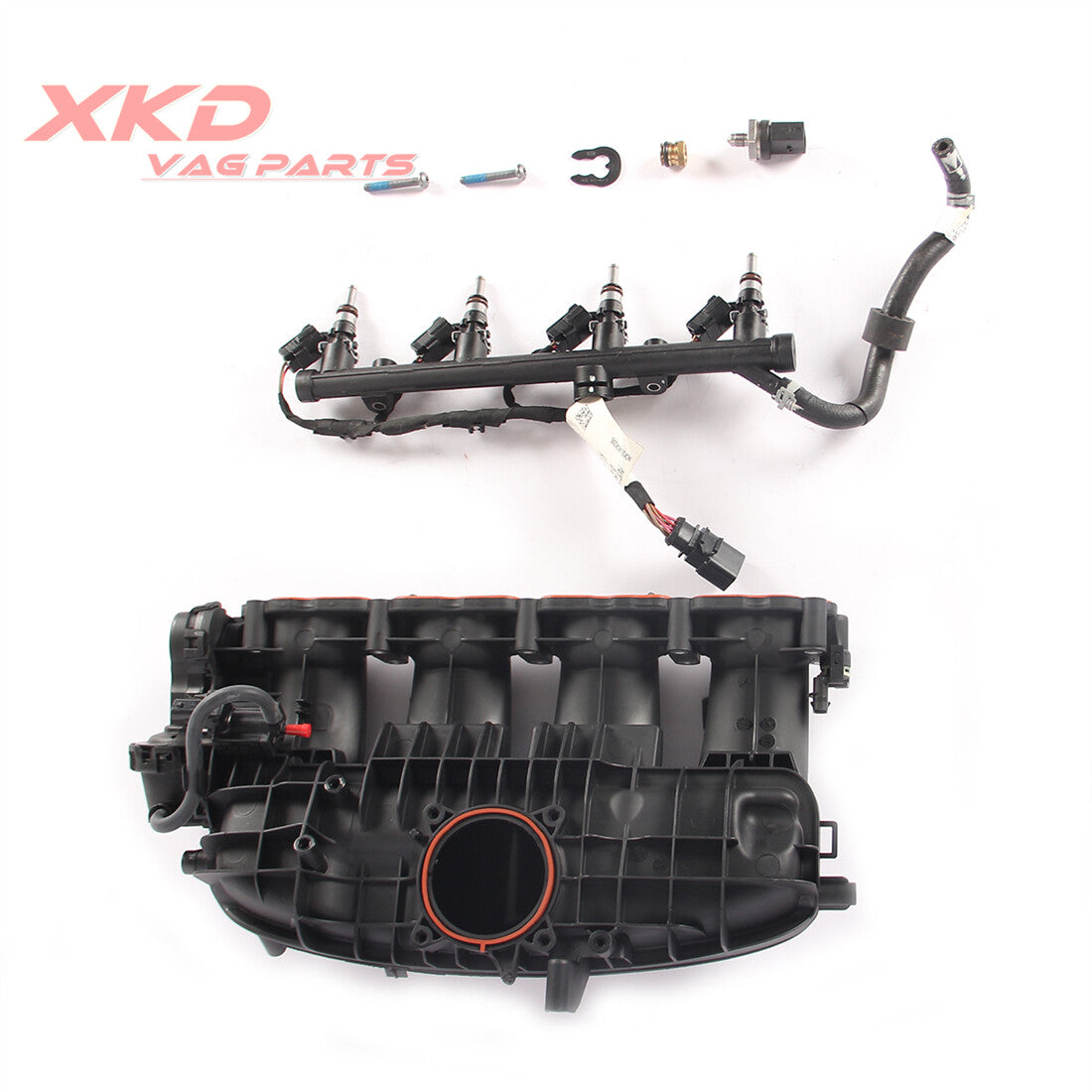 Intake Manifold Fuel Injection Rail Kit Fit for VW Atlas for Tiguan for Audi Q3 Q5 Q7