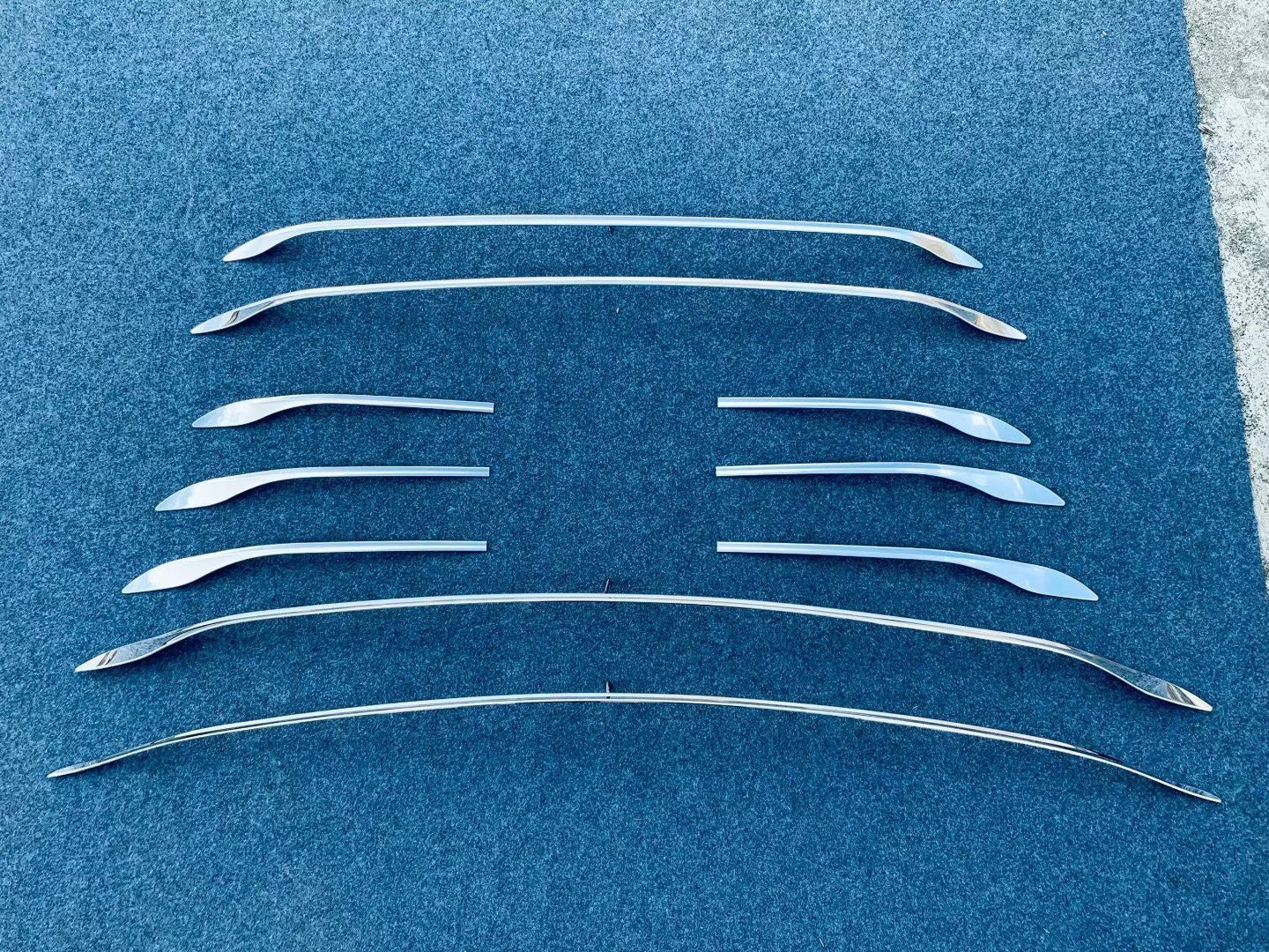 Front Central Grille Strip Molding Steel Trim For 2020-2023 for Toyota Harrier Venza
