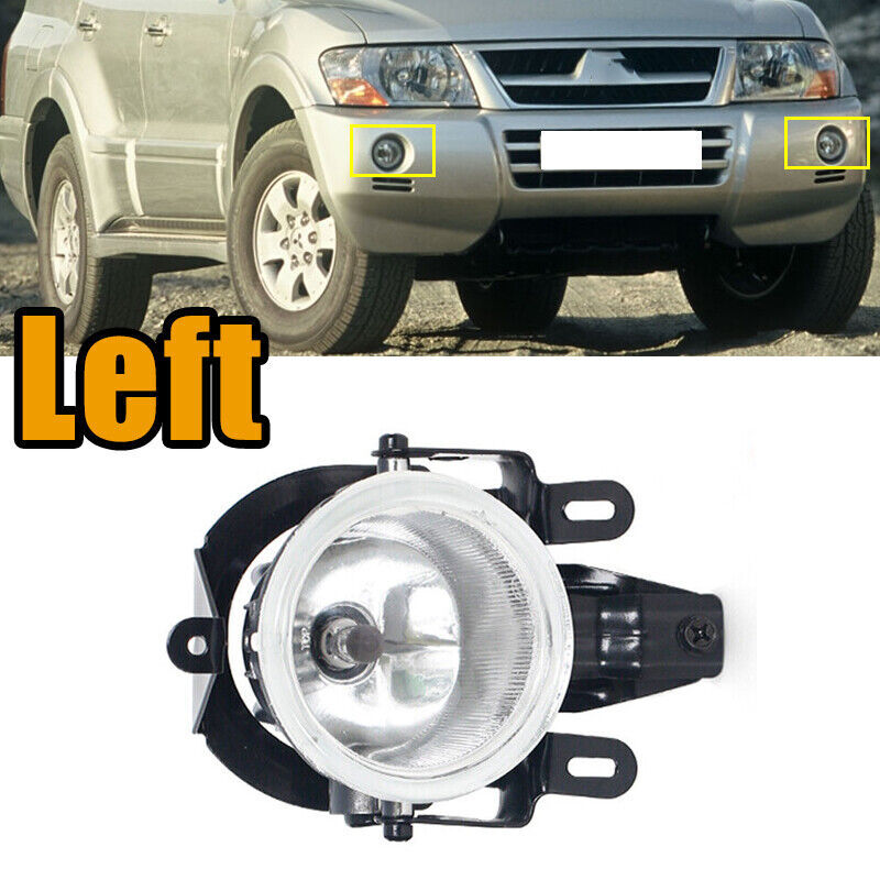 Left side applicable to Pajero Montero 2003-2006 front bumper fog light transparent driving light
