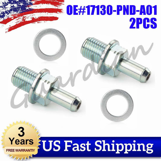 2PCS NEW PCV VALVE 17130-PND-A01 for Honda / for Acura WITH WASHER 94109-14000 US