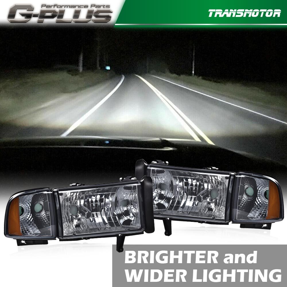 Suitable for 94-02 for Dodge for RAM 1500 2500 3500 smoke room amber corner light