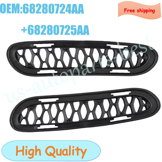 Pair Bumper Insert Trim for Dodge For Charger Driver Passenger Side 2015 2023