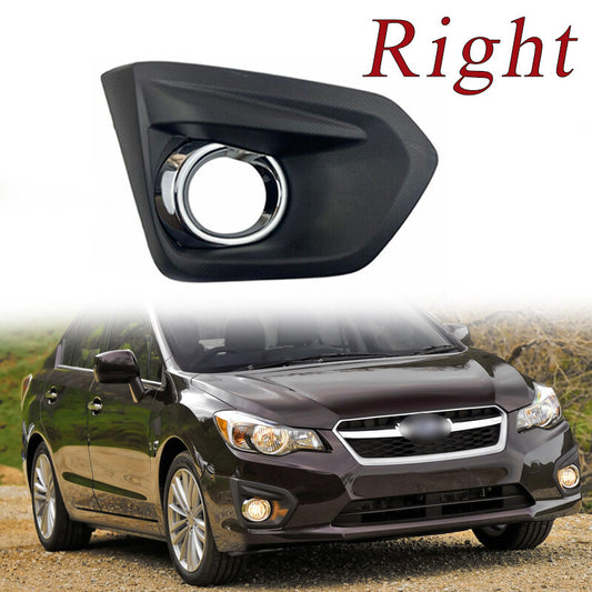 Front Fog Light Beze W/Glossy Black Trim Right for Subaru Impreza 2012-14
