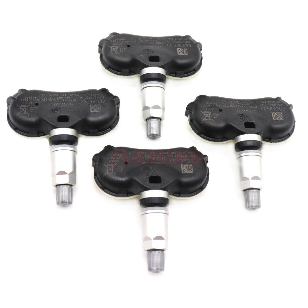 new (4) Tire Pressure Sensor (TPMS) for Honda Odyssey for Civic 42753-TR3-A810