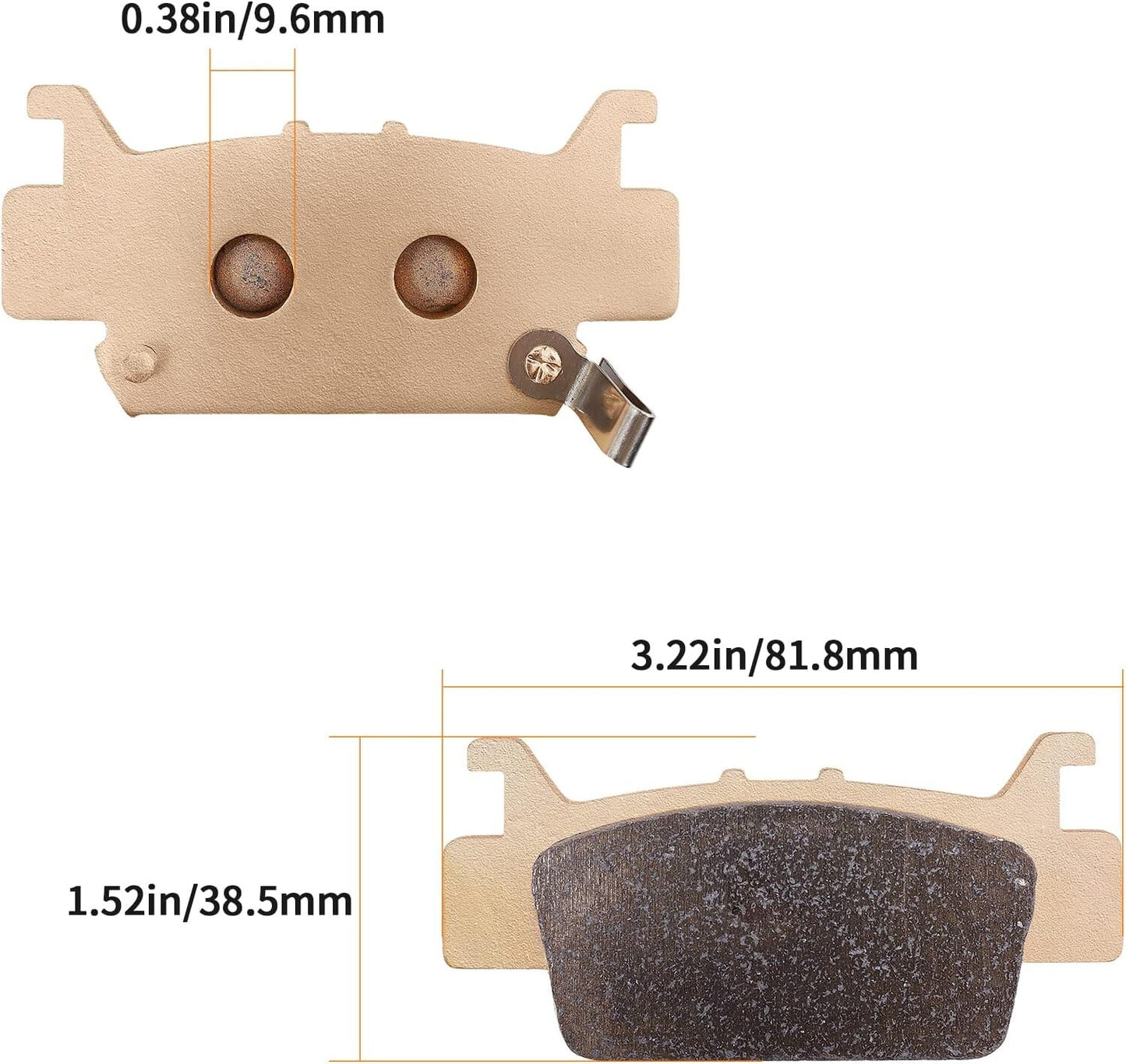 Brake Pads for Honda SXS 1000 M3 Pioneer/M5L Pioneer 06451-HL4-A01 06452-HL4-A01