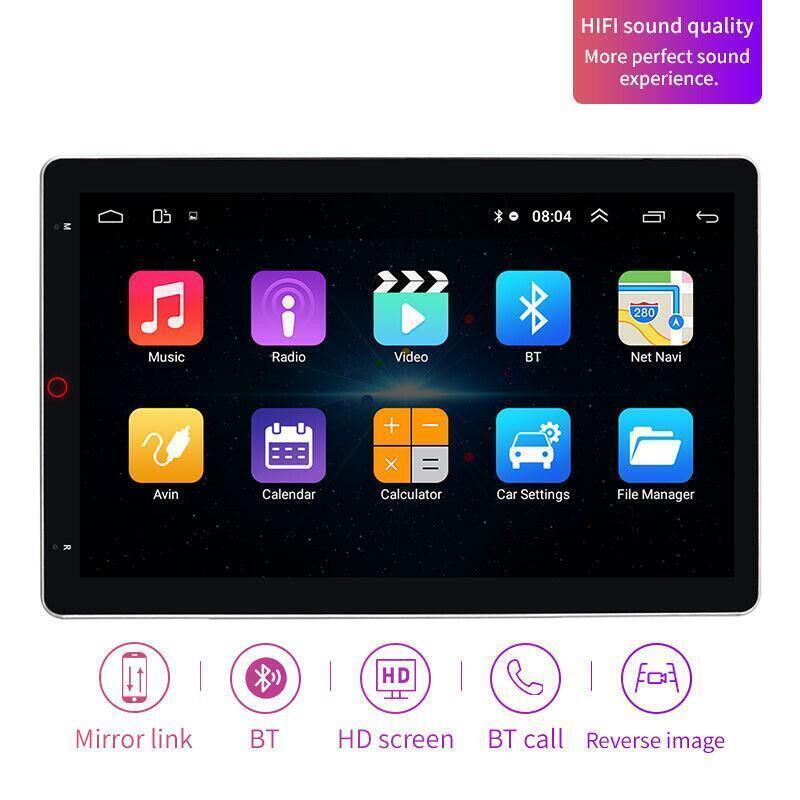Car Android Stereo Radio GPS Navi Bluetooth 1+16GB 11 Rotatable Touch Screen