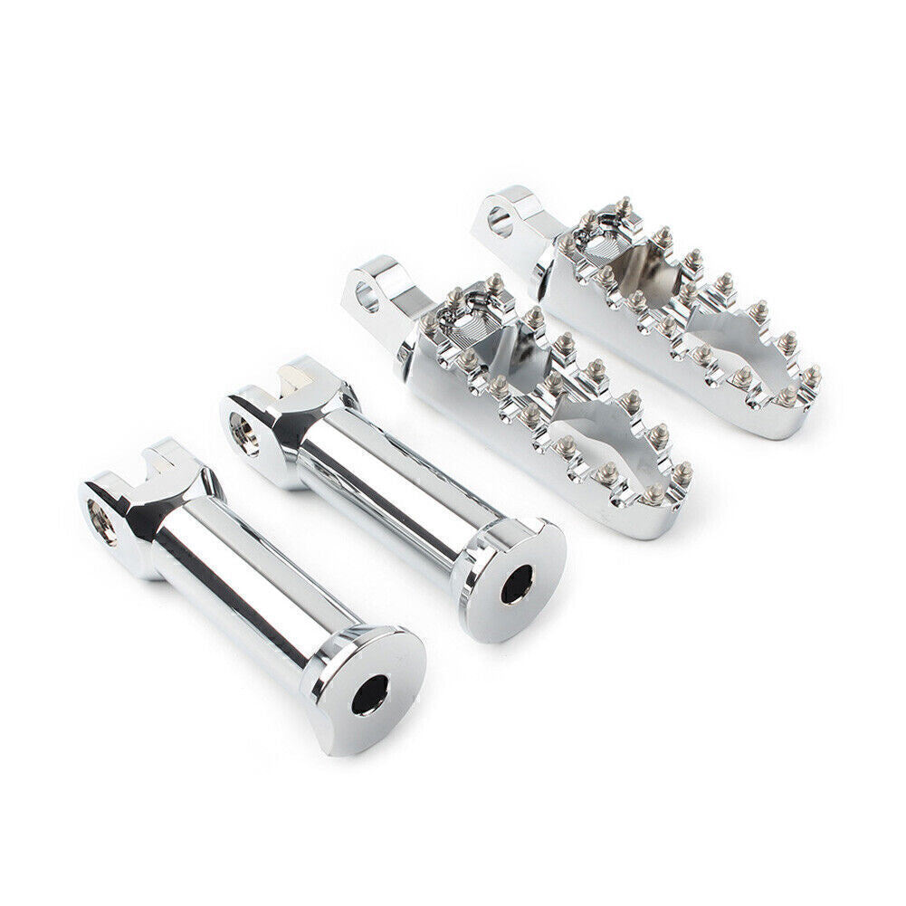Chrome Footpegs Mount Assembly Fit for Harley Softail Slim Fat Bob Low Rider 18-2020