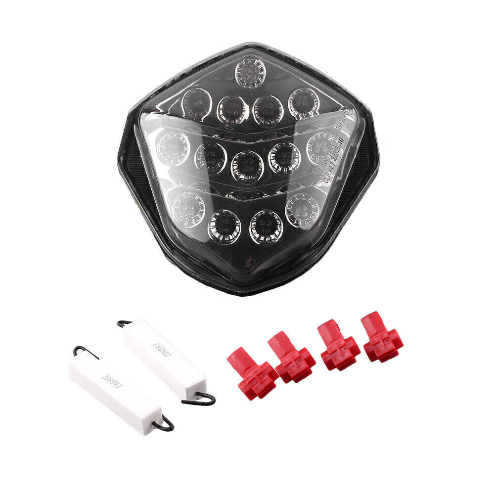 Smoke Rear Tail Light Brake Lamp Turn Signal for SUZUKI GSXR1000 2003-2004