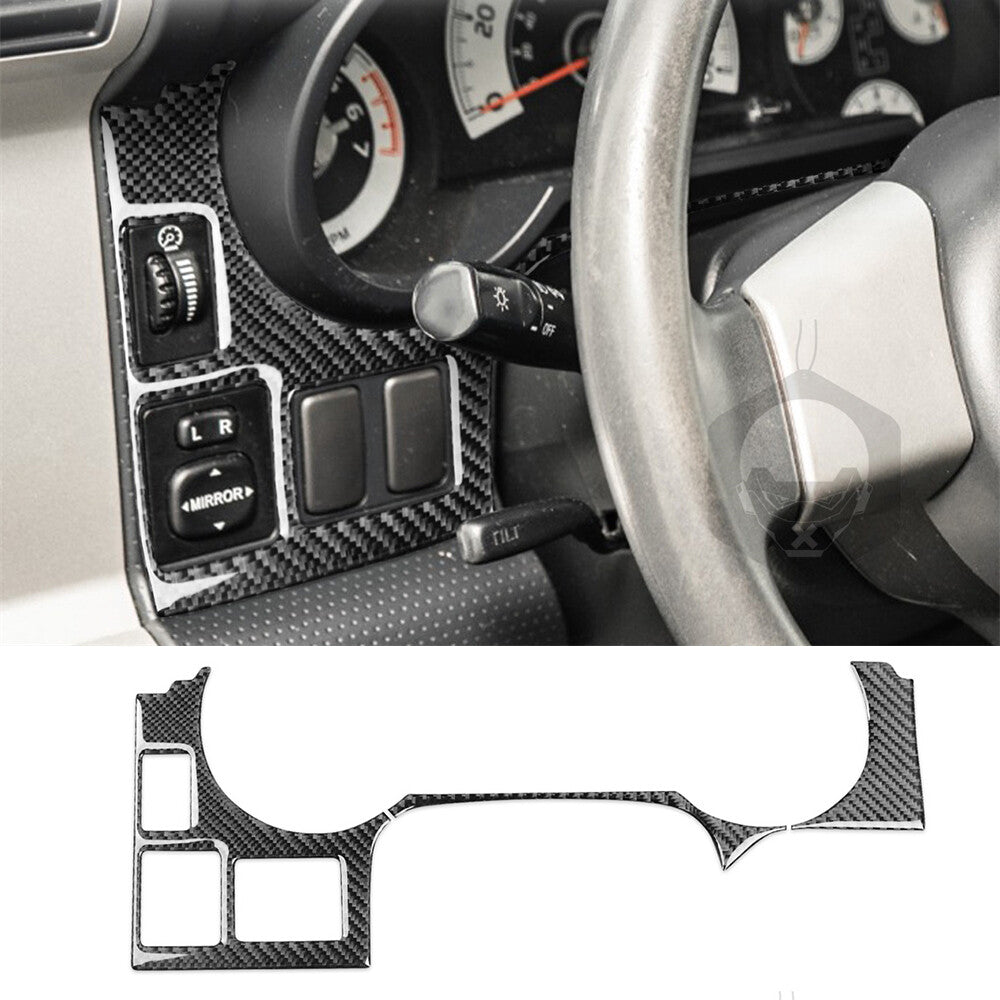 For Toyot@ FJ Cruiser 2007-2021 Carbon Fiber Dashboard Speedometer Lower Cover¡Á3