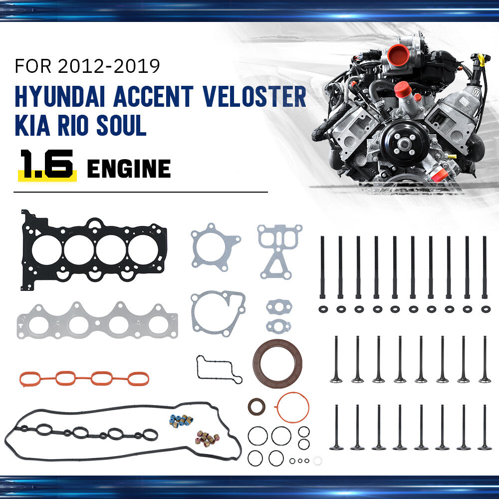 Engine Valve Engine Head Gasket Kit Repair Kit For Accent for Veloster Rio Soul 1.6L