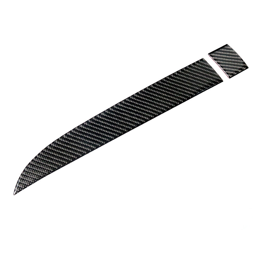 2Pcs Carbon Fiber for Co -pilot Strip Cover Trim for BMW 6 Series F12 F13 2011-2018