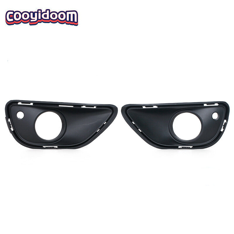A pair of front fog light bezel trim covers for Porsche for Cayenne 2015 2016 2017 2018