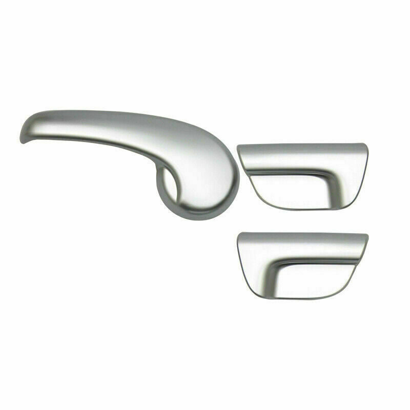 3X Silver Car for Seat Button Handle Cover Trim for Honda Accord Crosstour 2008-2012