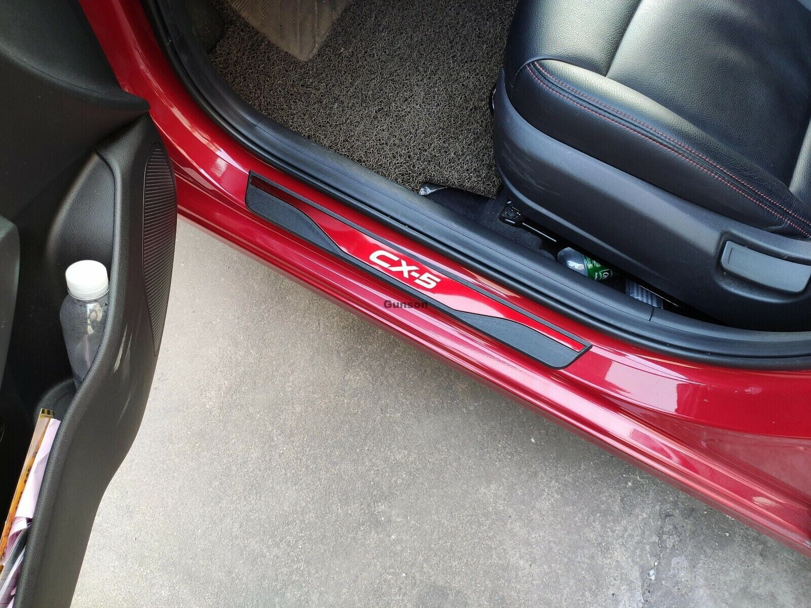 For 2024 for Mazda CX-5 Accessories Door Sill Protector Scuff Plate Guard Sticker