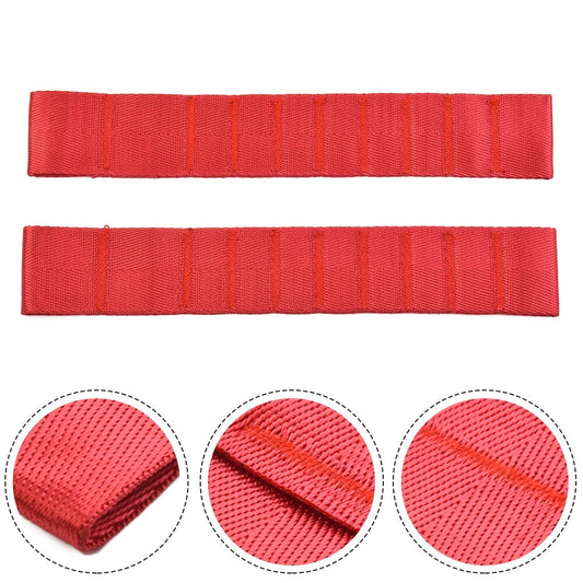 Adjustable Door Limiting Check Straps for Jeep TJ JK JKU JL JLU Red Set of 2