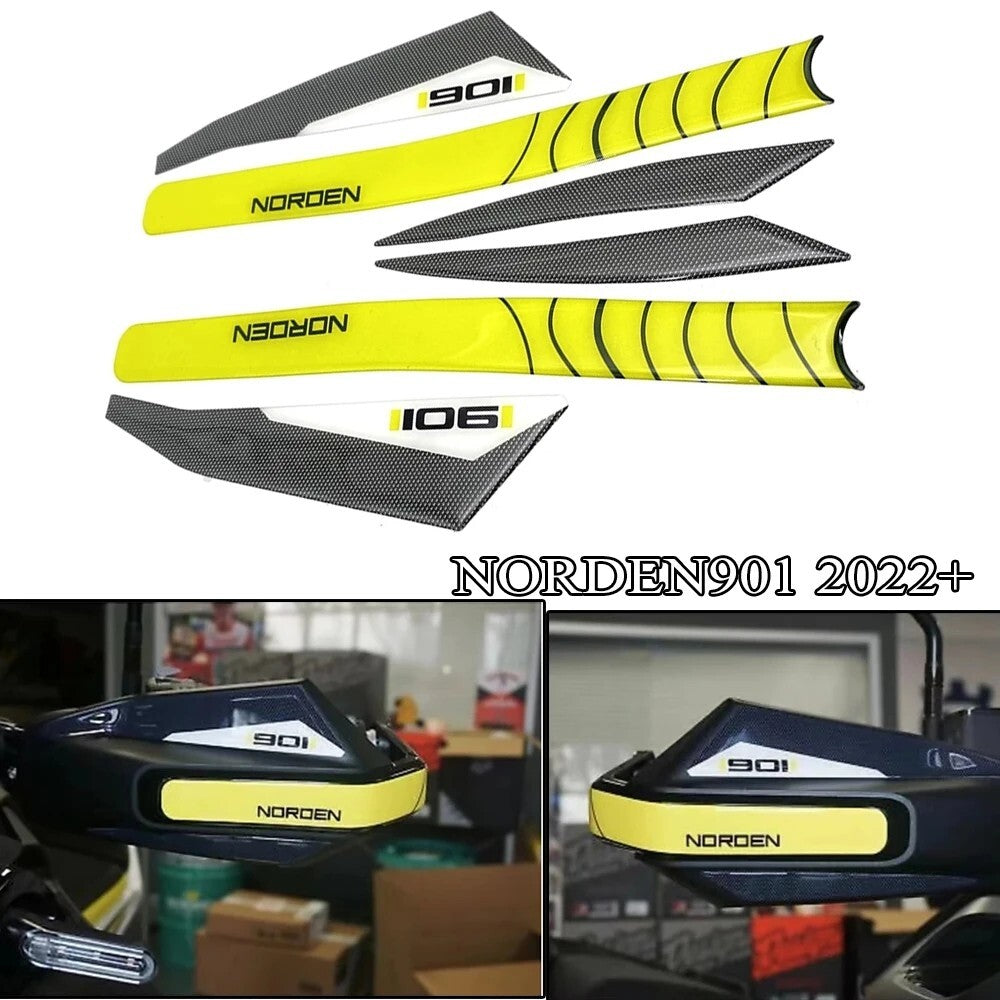 Aufkleber 3D Schutz Handschutz Motorrad Kompatibel Mit Husqvarna Norden 901